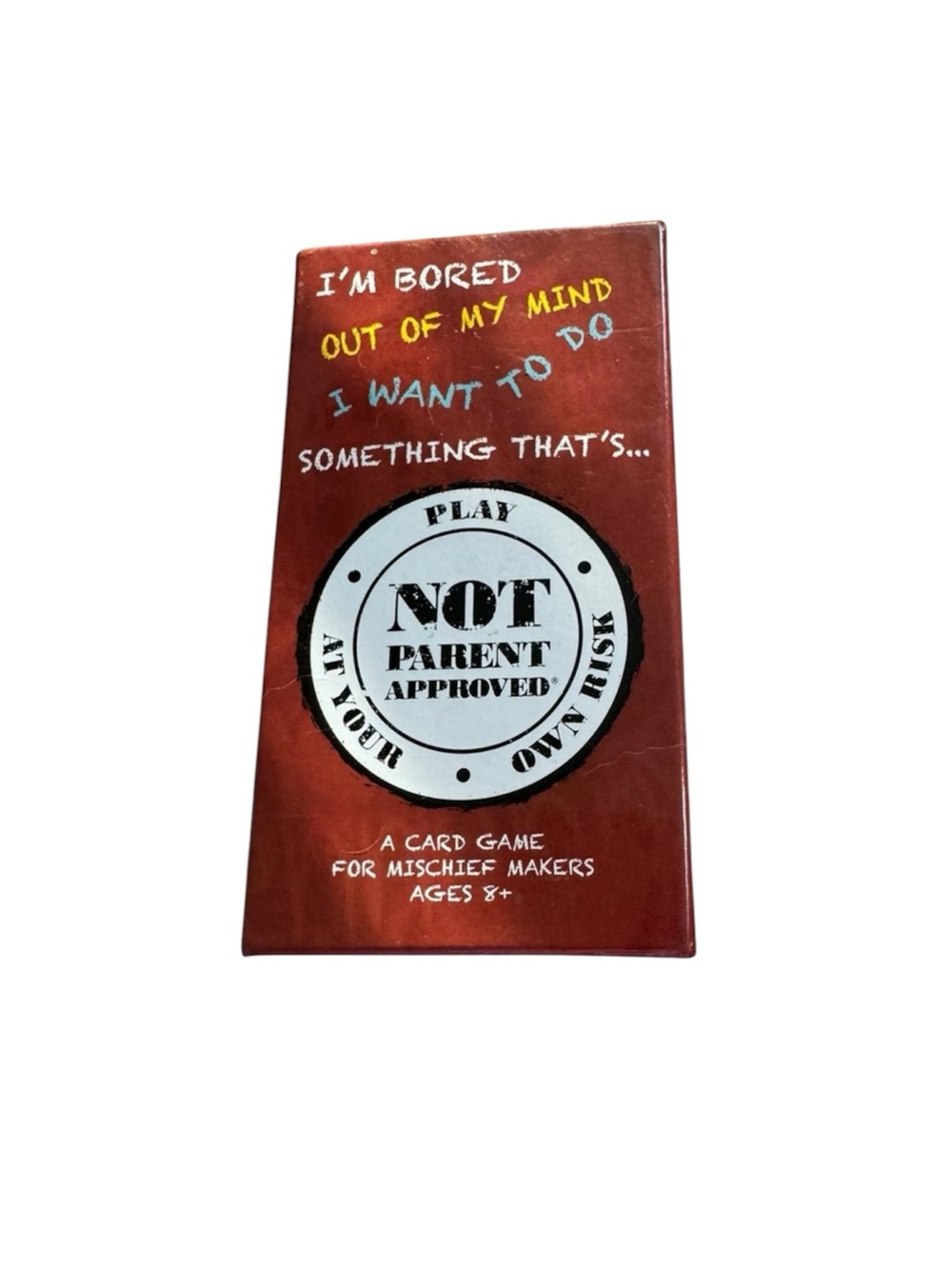 Not Parent Approved Game  Ages 8+